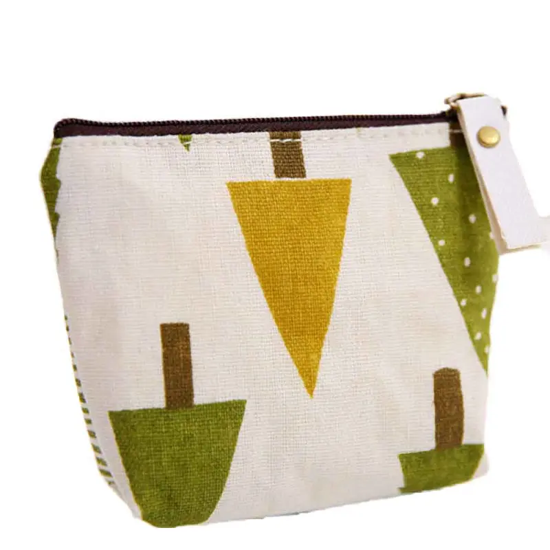 Ladies Canvas Classic Retro Small Change Coin Purse Little Key Pouch Money Bag Girl's Mini Short Coin Holder Wallet Bolsa Moeda 5