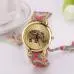 Ladies Dress Watches Elephant Pattern Weaved Rope Band Women Bracelet Watch Quartz Dial Watch Montre Sale Feida 2