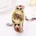 Ladies Dress Watches Elephant Pattern Weaved Rope Band Women Bracelet Watch Quartz Dial Watch Montre Sale Feida 3