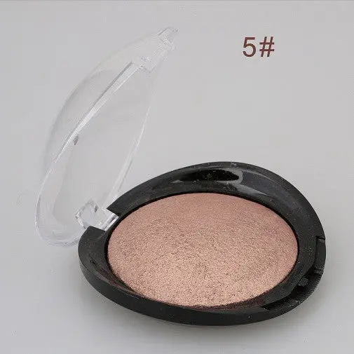 Ladies Facial Cosmetic Tools Baked Cheek Blush Powder Facial Makeup Blusher Cosmetic Shadow 5