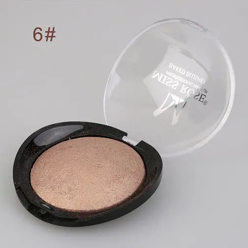 Ladies Facial Cosmetic Tools Baked Cheek Blush Powder Facial Makeup Blusher Cosmetic Shadow 6