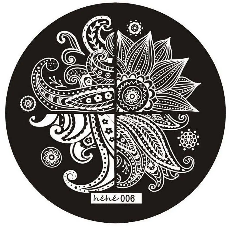 Ladies Special Cute Pattern Nail Art Image Stamp Stamping Plates Manicure Template 006 1