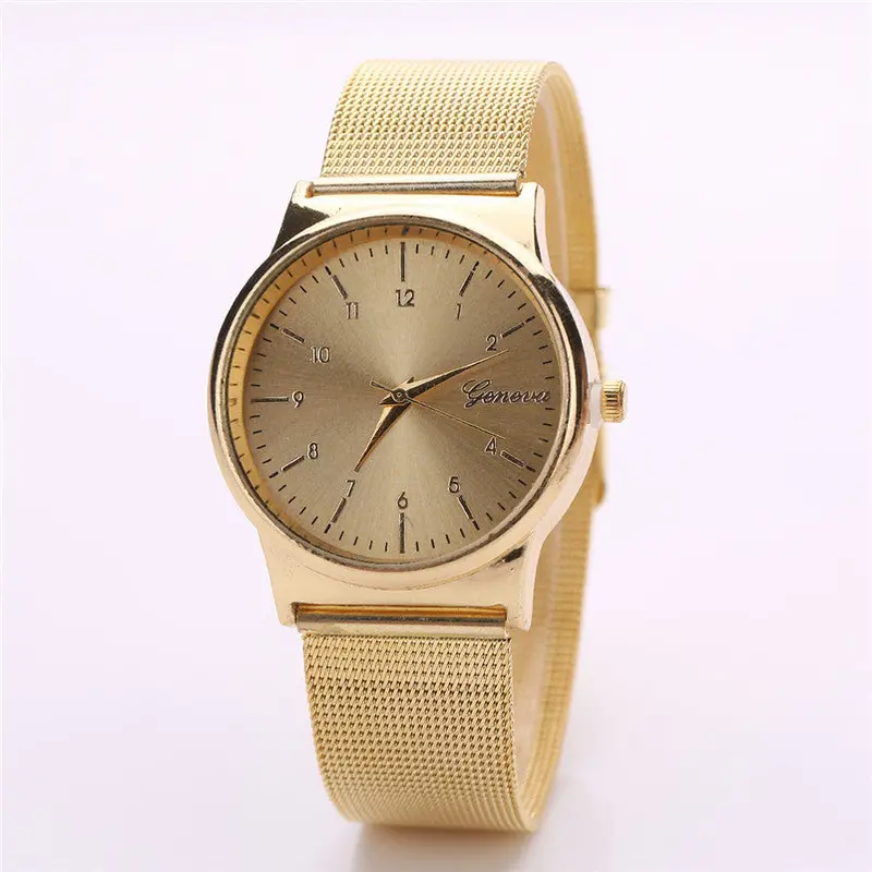 Ladies Watch, Classic Gold Quartz Stainless Steel Wrist Watches Relojes Mujer Rose Gold Watch Fast Shipping Feida 1