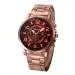 Ladies Watch Luxury Geneva Women Watches Rose Gold Stainless Steel Relogio Feminino Wrist Watches Dames Horloge Feida 4