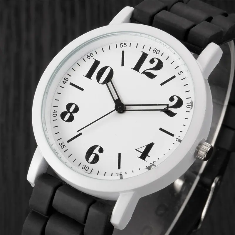 Ladies Watch Relojes Mujer Famous Clock Women Analog Silica Jelly Gel Quartz Sports Wrist Watches Women Gift Saat 1
