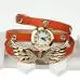 Ladies Watches Bracelet Montre Luxury Watch Women Vintage Leather Strap Angel Wings Rivet Bracelet Wrist Watch Feida 4