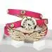 Ladies Watches Bracelet Montre Luxury Watch Women Vintage Leather Strap Angel Wings Rivet Bracelet Wrist Watch Feida 5