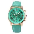 Ladies Watches Luxury Orologi Donna Roman Numerals Faux Leather Quartz-Watch Wrist Watches For Women Feida 13