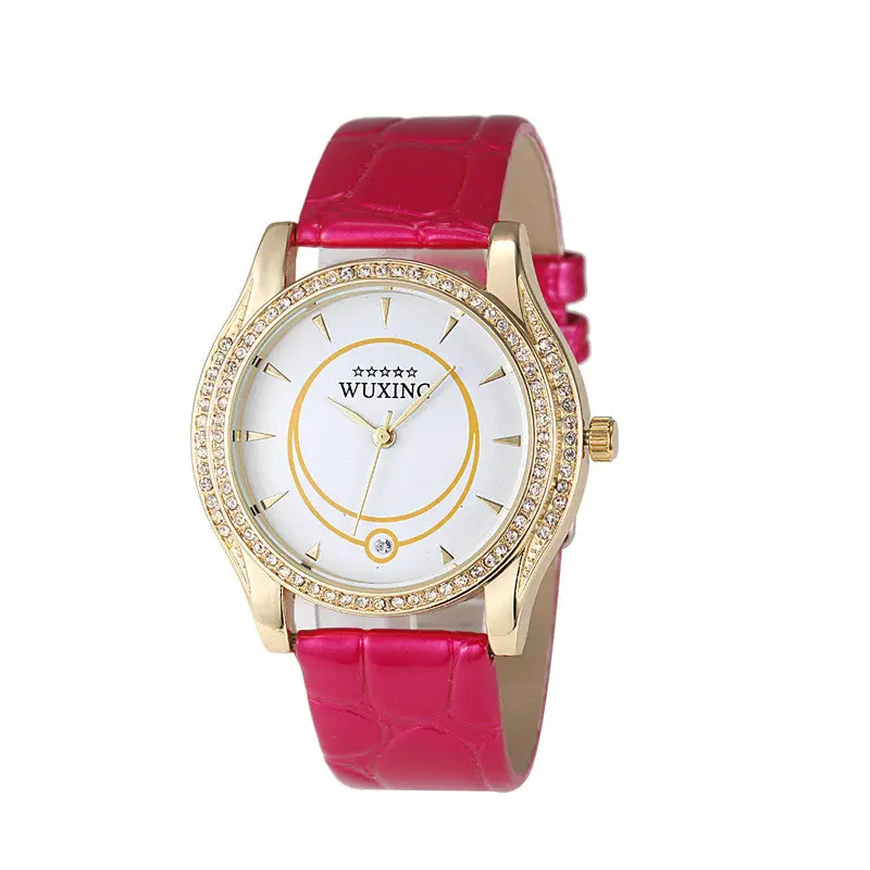 Ladies Watches Luxury Women Watches Montre Stainless Steel Analog Leather Quartz Watch Clock Women 3