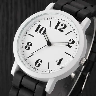 Ladies Womens Watches Analog Silica Jelly Gel Quartz Elegant Dress Wrist Watch Gift Montre Relogio 1