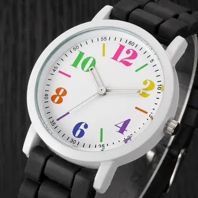 Ladies Womens Watches Analog Silica Jelly Gel Quartz Elegant Dress Wrist Watch Gift Montre Relogio 3