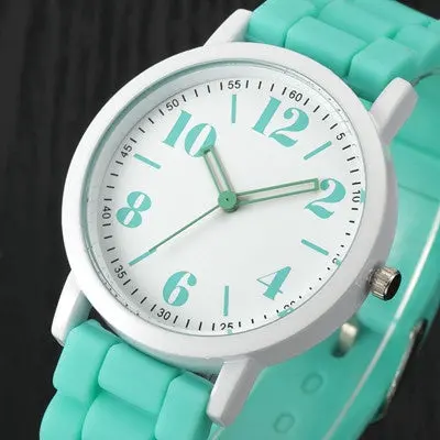 Ladies Womens Watches Analog Silica Jelly Gel Quartz Elegant Dress Wrist Watch Gift Montre Relogio 4