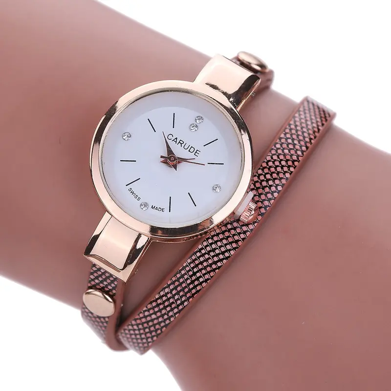 Ladies Wrist Watch Women Bracelet Watch Leather Stainless Steel Quartz Dress Watch Relogio Feminino 3