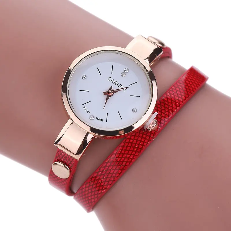 Ladies Wrist Watch Women Bracelet Watch Leather Stainless Steel Quartz Dress Watch Relogio Feminino 6