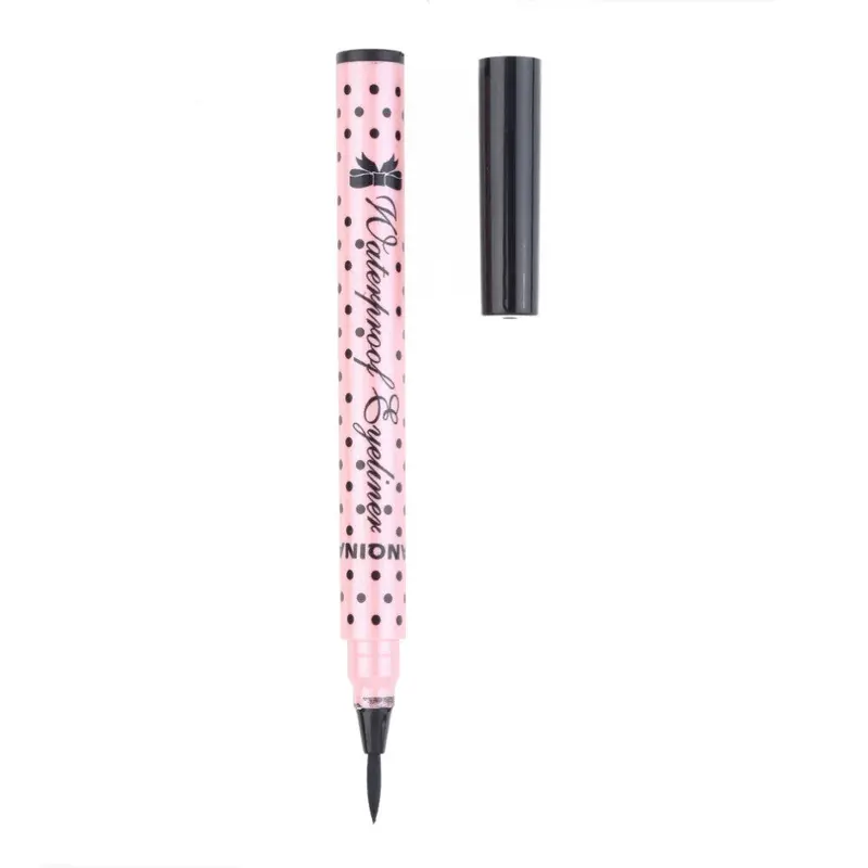 Lady Beauty Makeup Black Eyeliner Waterproof Long-Lasting Liquid Eye Liner Pencil Pen Make Up Cosmetic Cute Tool 2
