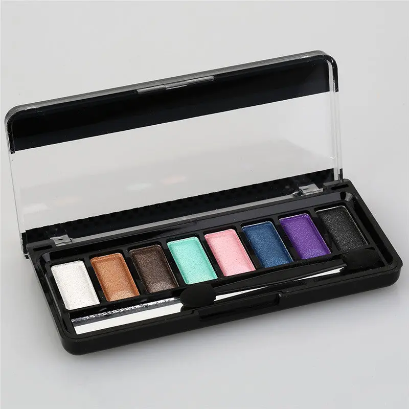 Lady Rihao Makeup Eyeshadow Palette Eyebrow Eye Shadow Cosmetic Long Lasting Beauty Eyeshadow Palette 8 Color In One Set 1