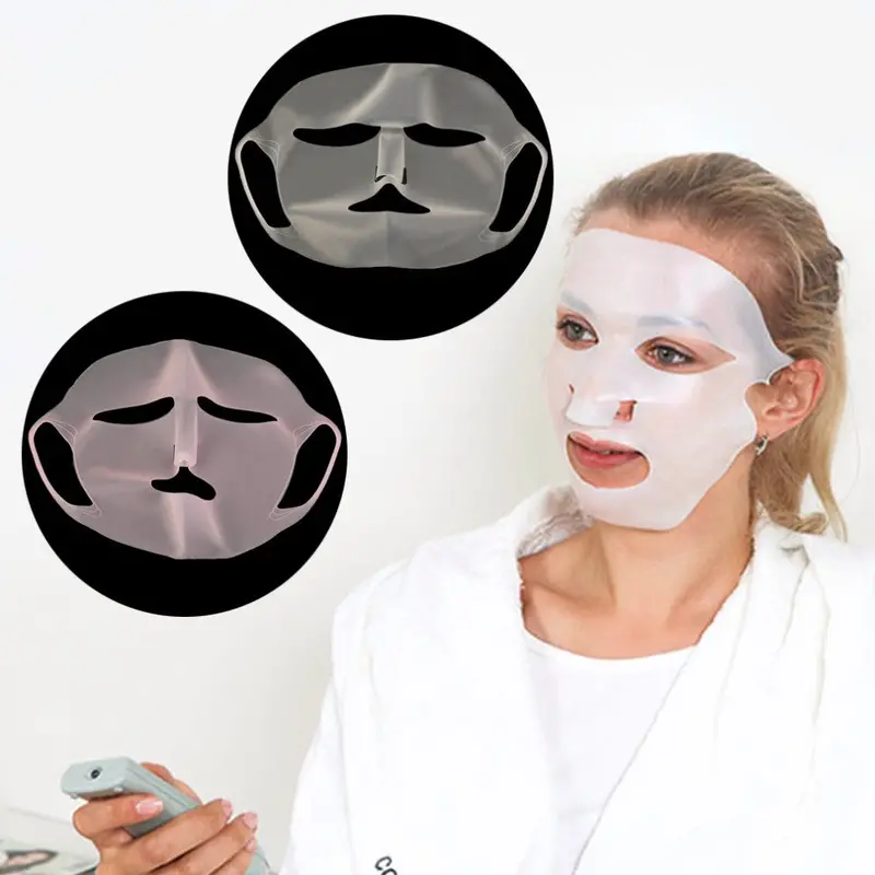 Lady Silicone Facial Mask Perfect Use Of Mask No Nutrition Waste 1