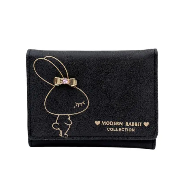 Lady Women Clutch Short Purse Leather Wallet Card Holder Hbag Bag 1