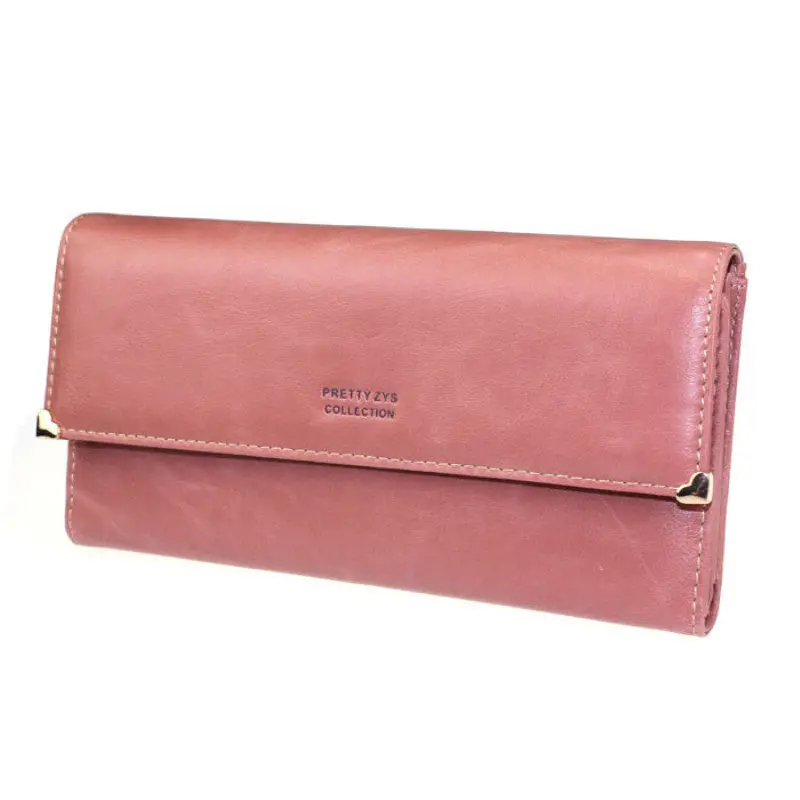 Lady Women Retro Purse Clutch Wallet Simple Long Card Holder Bag 1
