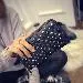 Lady Women Wallet Pu Leather Clutch Wallets Long Card Punk Rivet Pattern Bolsa Feminina 1