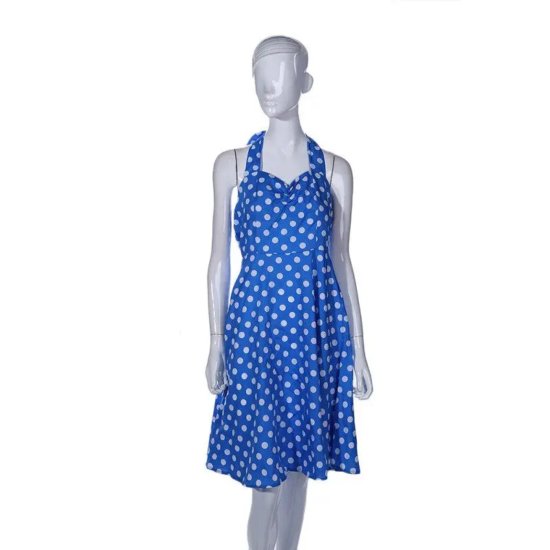 Ladypolka Dot Slim Big Swing Dress Retro Bubble Party Dress 4