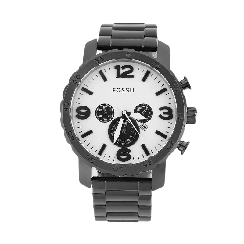 Large Dial Casual Stainless Steel Watchluxury Quartz Military Sport Digital Wristwatches Relogio Masculino 1