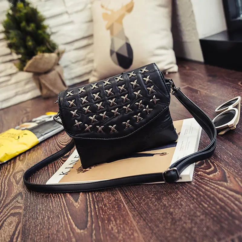 Leather Bags Women Casual Handbag Small Shoulder Bags Elegant Ladies Tote Sacthel Purse Bolsa Feminina 1
