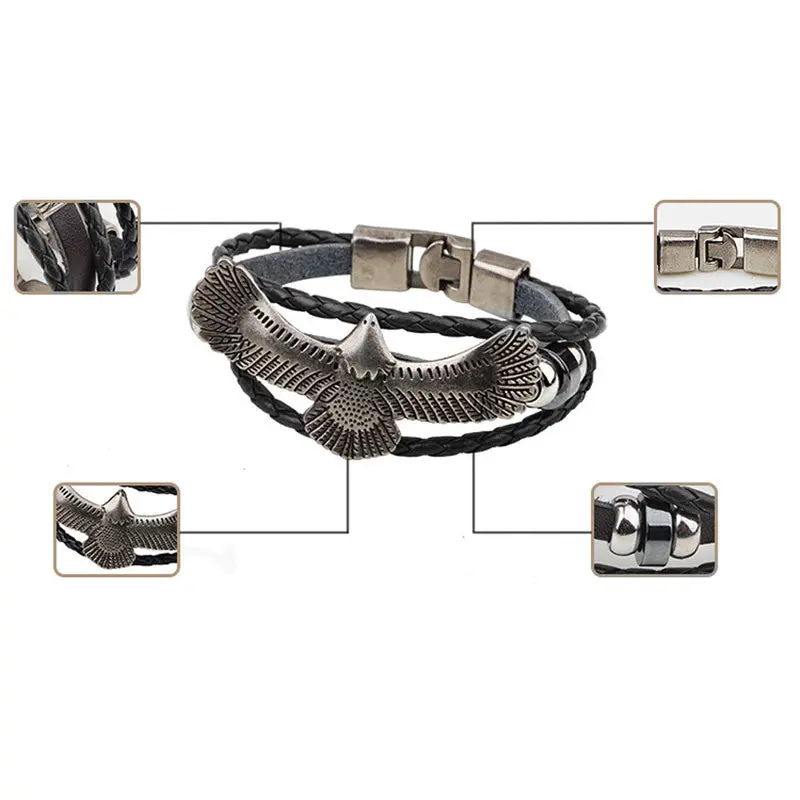 Leather Cute Infinity Charm Women Bracelet Jewelry Punk Style Leather Charm Bracelet Bangle Women Men Jewelry Gift 1