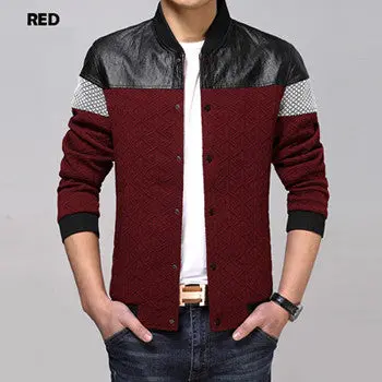 Leather Jacketjacket Slim Fit Jackets And Coat Clothing Outwears 1
