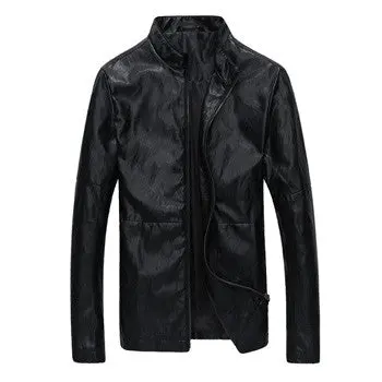 Leather Pu Jackets And Coats Casual Slim Fit Large Size Jackets Coats Cardigansoutwear 1