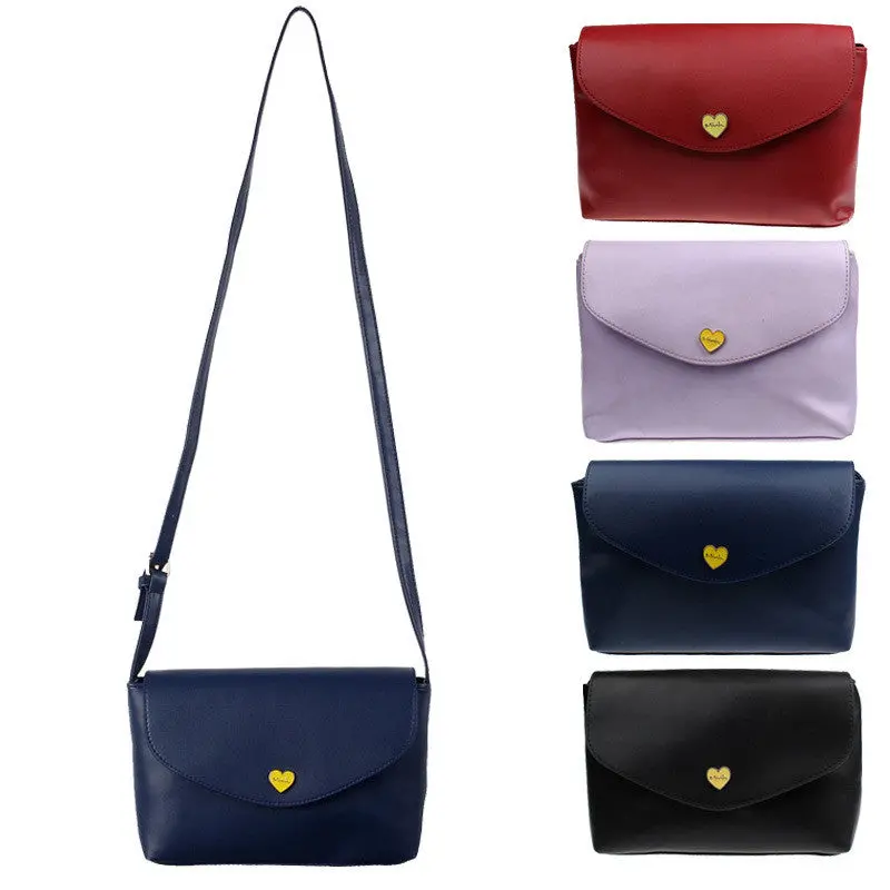 Leather Shoulder Bags Satchel Clutch Women Hbag Girl Messenger 1