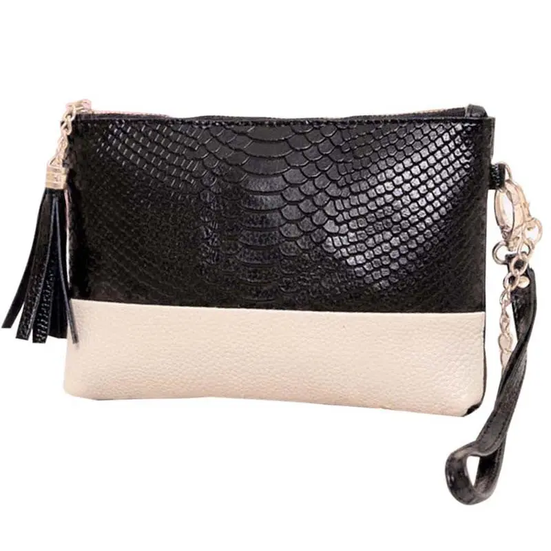 Leather Tassel Handbags Shoulder Bags Messenger Bag Crocodile Evening Bags 1