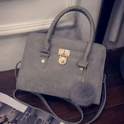 Leather Women Bag Retro Nubuck Women Messenger Bags Designer Vintage Women's Crossbody Bag Shoulder Handbags Bolsa 2