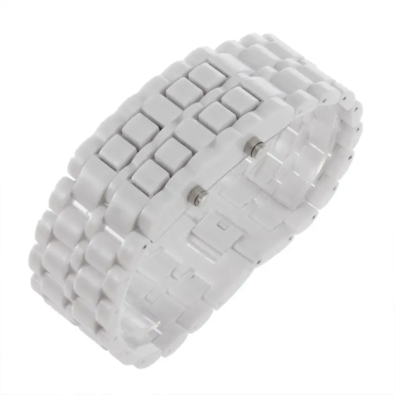 Led Digital Samurai Lava Wrist Watch Plastic Sports Style 1