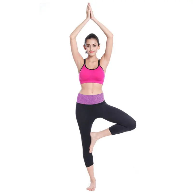 Legging Yoga Pantscompression Tights Sports Leggings Running Calf Length Pants Jogging Trousers Pants Style 5