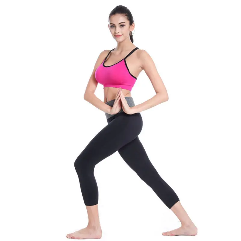 Legging Yoga Pantscompression Tights Sports Leggings Running Calf Length Pants Jogging Trousers Pants Style 7