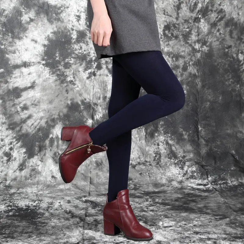 Leggingsthick Warm Slim Stretch Footless Leggings Pants 5