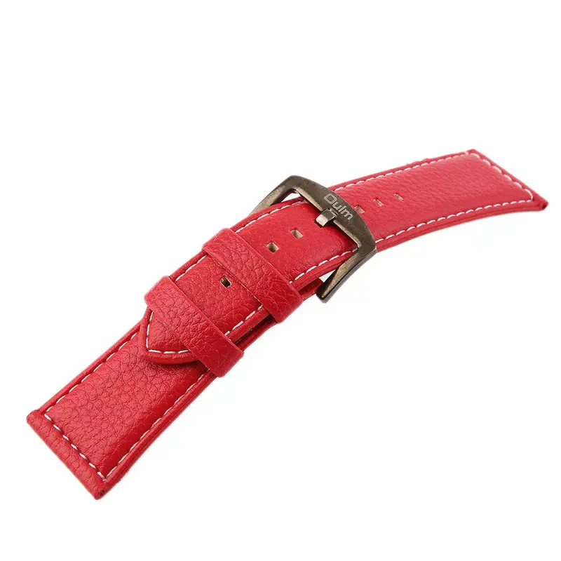 Leisure Business Leather Material Watches Belts Band Strap Stylish Style Wrists Watches 1