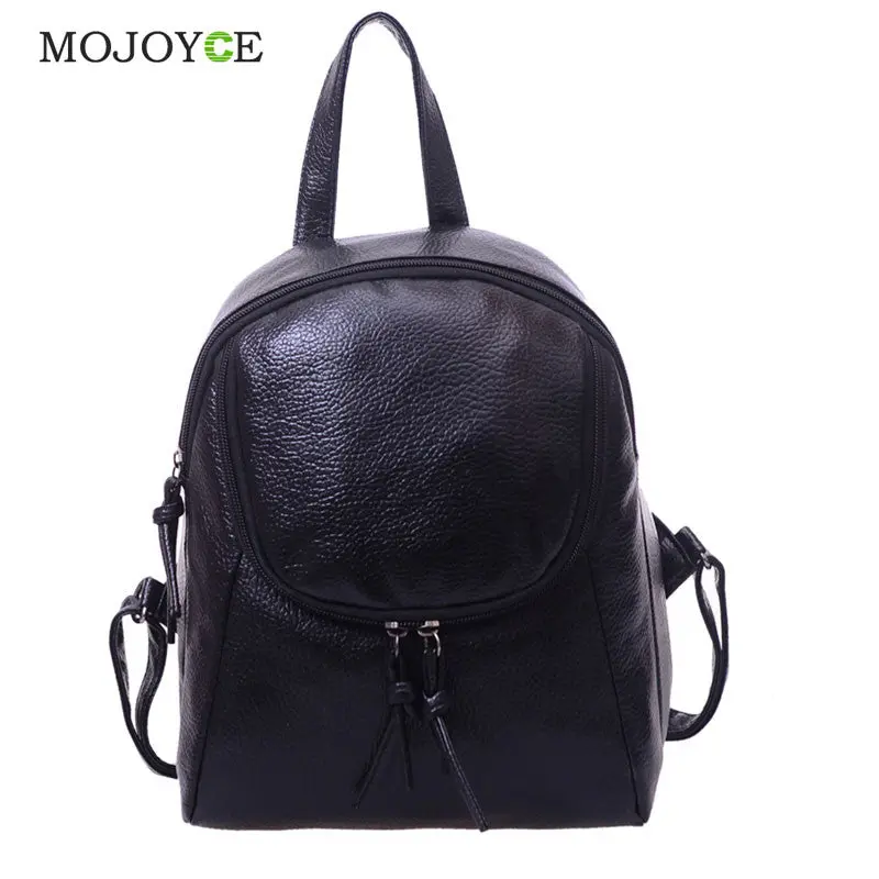 Leisure Women Backpack Waterproof Pu Leather Schoolbag Rucksacks For Women Girl Small Travel Backpack Bolsa Feminina1stl 1