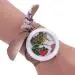 Leisure Womens Quartz Watch Rhinestone Crystal Bracelet Clock Scarves Watch Relogio Feminino 2
