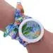 Leisure Womens Quartz Watch Rhinestone Crystal Bracelet Clock Scarves Watch Relogio Feminino 4