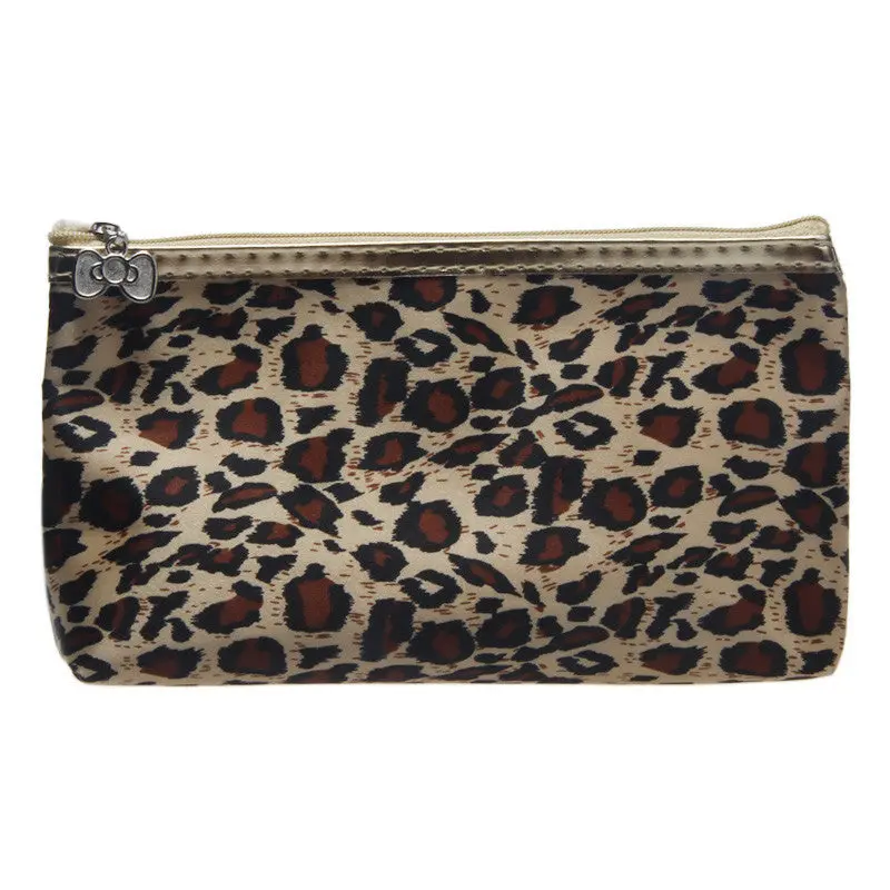 Leopard Zebra Pattern Cosmetic Makeup Portable Storage Bags Pen Pencil Pouch Cases 1