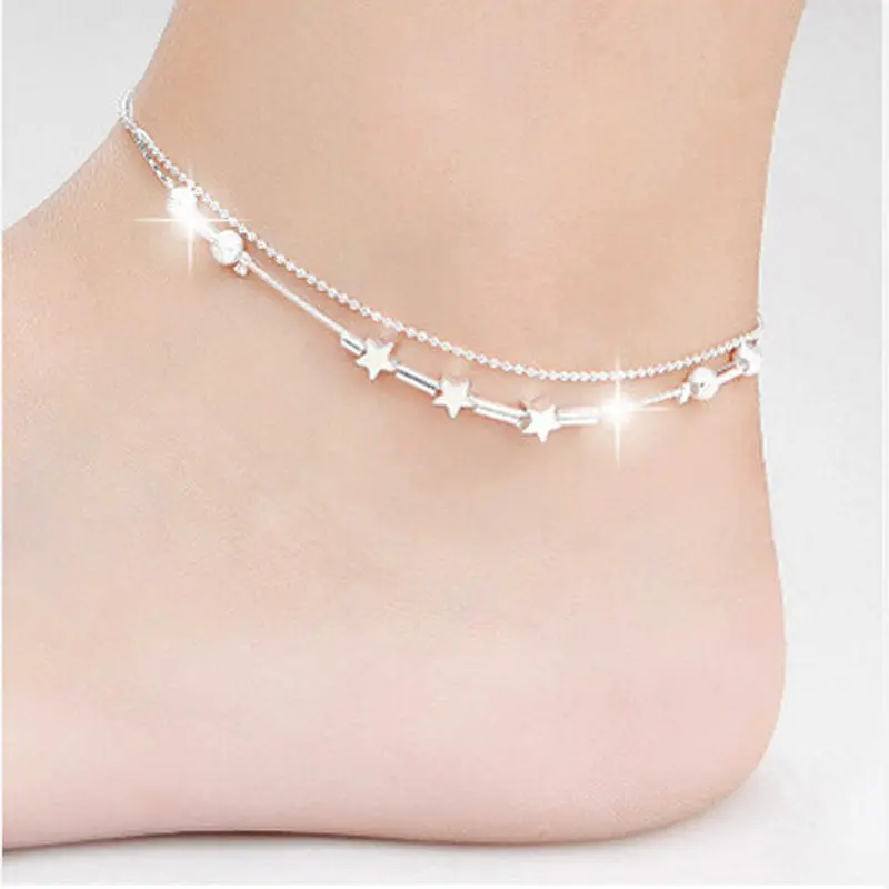 Little Star Unique Design Women Anklet Ankle Chain Barefoot Sandal Beach Foot Jewelry Promotions Price 1
