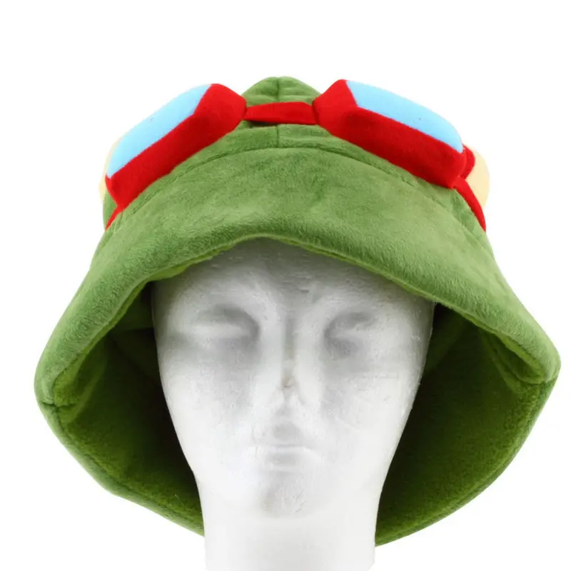 Lol Teemo One Size Cosplay Party Warm Hat Army Green Cap 1