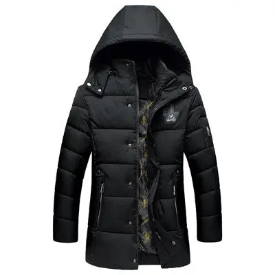 Long Clothing Outwear Casual Jacket Cotton Parkasplus Size Warm Hooded Coats Jackets 1