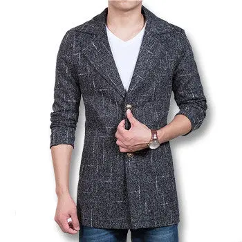 Long Nylon Parkas Coats Jackets Windbreakers Casual Slim Fit Blends Coats Jackets Nylon Coats Long Parkas 1