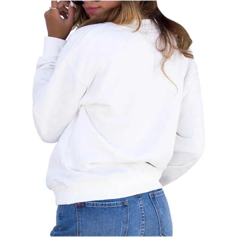 Long Sleeve Bandage Hoodies Sweatshirts Women's Sweatshirts Baseball Hoodies Pullover Gv443 6