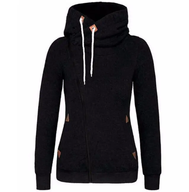 Long Sleeve Hoody 8 Colors Slim Hoodies And Women Solid Coat Sweatshirt With Hooded X0246 1