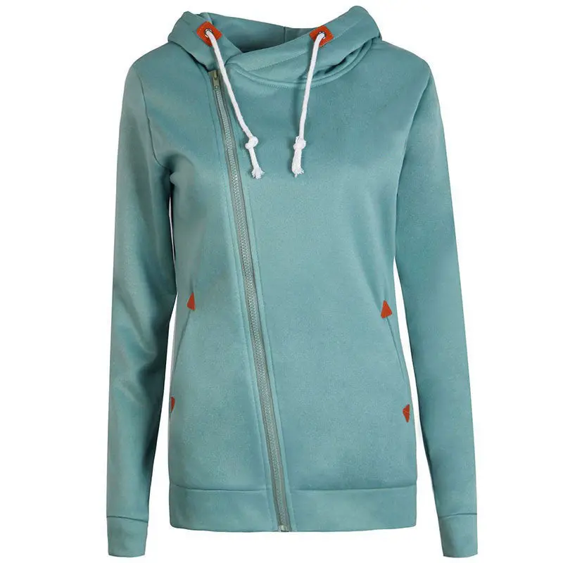 Long Sleeve Hoody 8 Colors Slim Hoodies And Women Solid Coat Sweatshirt With Hooded X0246 9