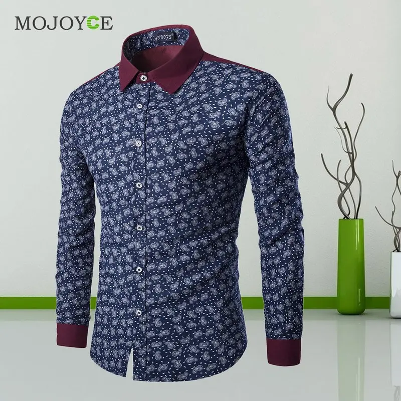 Long Sleeve Slim Fit Dress Shirt Men Shirt Mens Clothing New Casual Formal Luxury Men Shirts Brand Clothing Camisas 1